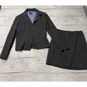 Mymichelle Womens Gray Top & Skirt Suit Set US Sz 3/4 - 210